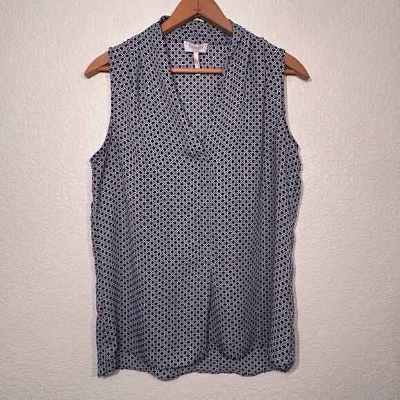 Laundry by Shelli Segal Tops - Laundry by Shelli Segal Geometric Sleeve Tank‎ Top  Sz Small
